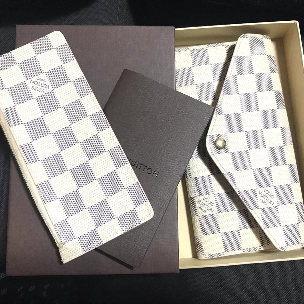💎✨ BEAUTIFUL ✨💎 JOSEPHINE AZURE WALLET LOUIS VUITTON W/ RECEIPT